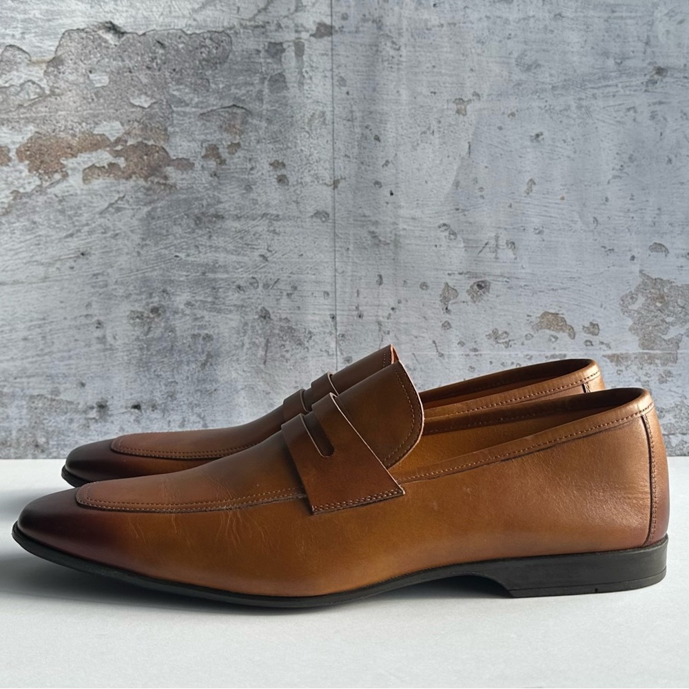 MAGNANNI Vince Penny Loafer - Cuero (Brown)